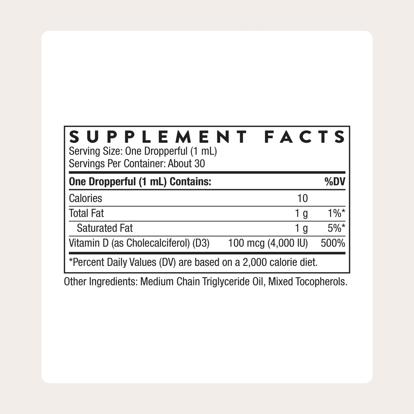 THORNE - Vitamin D3 with a Metered Dispenser - Liquid Vitamin D Vegan Supplement - Supports Healthy Bones, Teeth, Muscles, Cardiovascular & Immune Function* - 4,000 IU - 1 Fl Oz (30 mL) - 30 Servings THORNEBuy Supplements Australia
