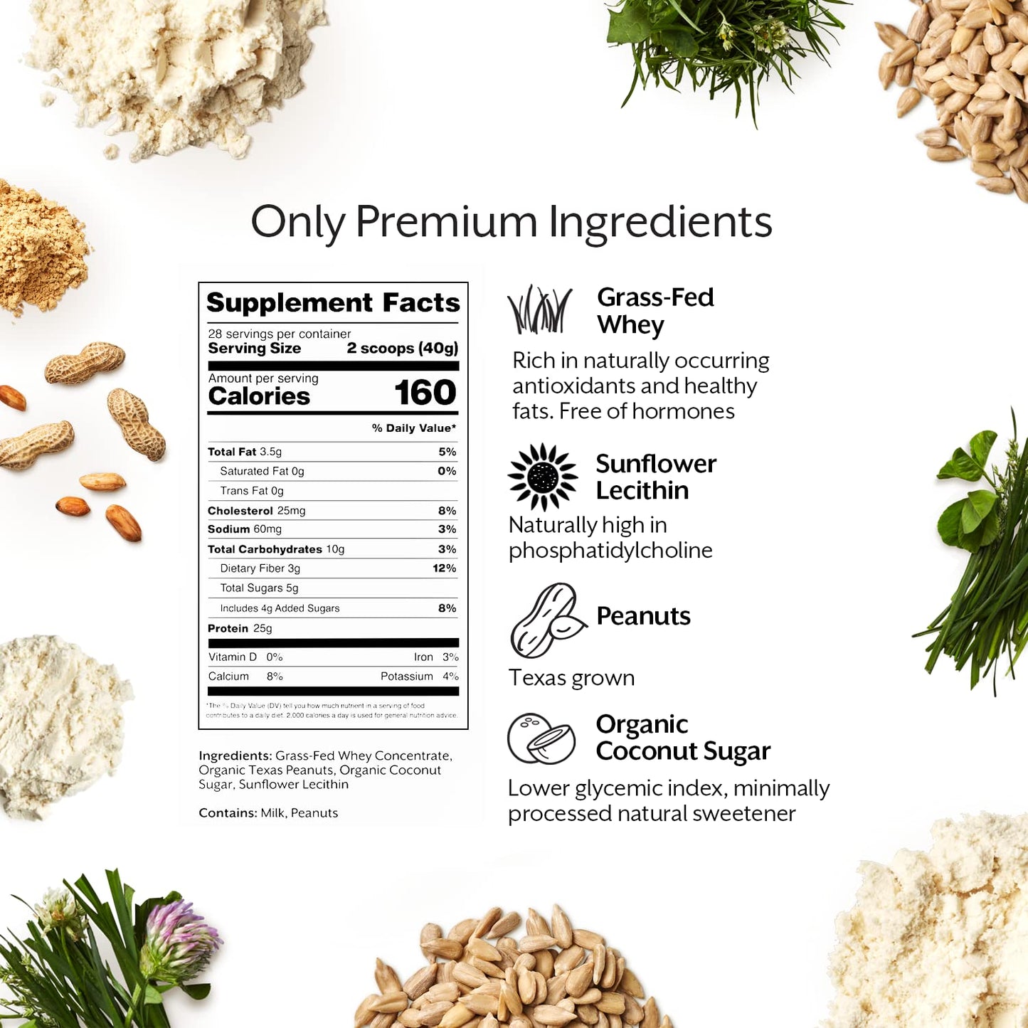 Promix Whey Protein Powder, Peanut Butter - 2.5lb Bulk - Grass-Fed & 100% All Natural ProMix NutritionBuy Supplements Australia