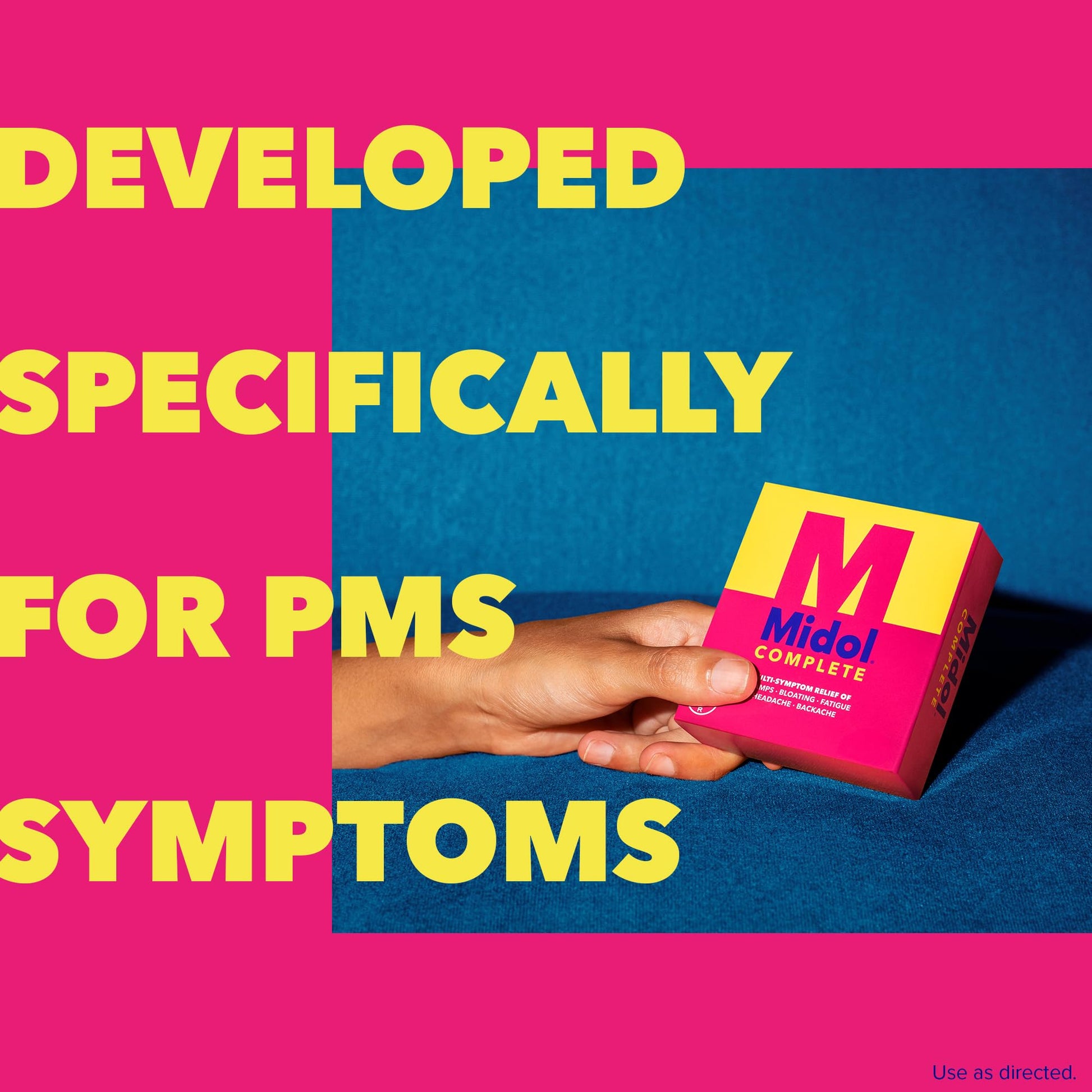 Midol Complete On The Go Caplets with Acetaminophen for Menstrual Symptom Relief, Period Cramp and Menstrual Pain Relief, 50 Count (25 Pouches of 2) MidolBuy Supplements Australia