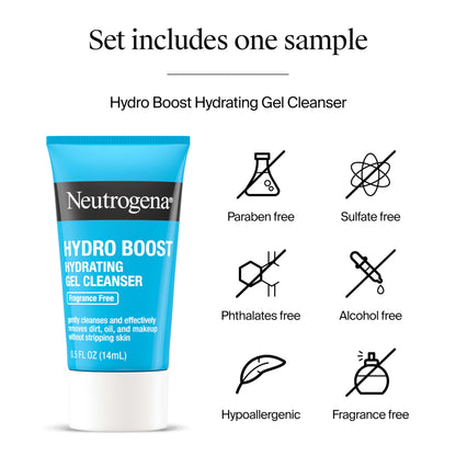 Neutrogena Hydro Boost Water Gel, Hyaluronic Acid Facial Moisturizer for Normal to Oily Skin, Hydrating Face Moisturizer,