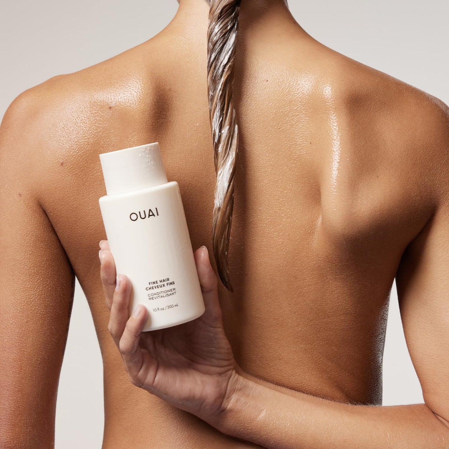 OUAI Fine Hair Conditioner - Volumizing Conditioner for Fine Hair Made with Keratin, Biotin and Chia Seed Oil - Adds Softness, Bounce and Volume - Free from Parabens, Sulfates, and Phthalates (10 Oz) OUAIBuy Supplements Australia