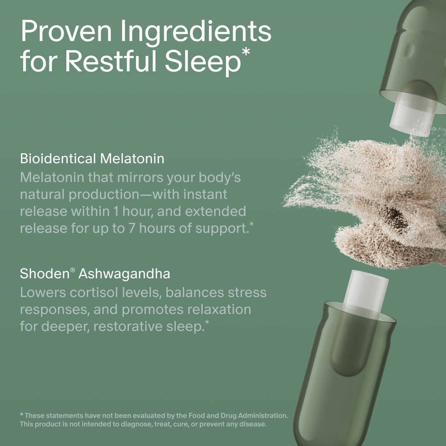 Seed PM-02 Sleep + Restore - Sleep Aid for Women & Men - Non-Habit Forming Bioidentical Melatonin & Ashwagandha - Vegan & Shelf-Stable - 30 Capsules (30-Day Supply) Seed buy supplements Au