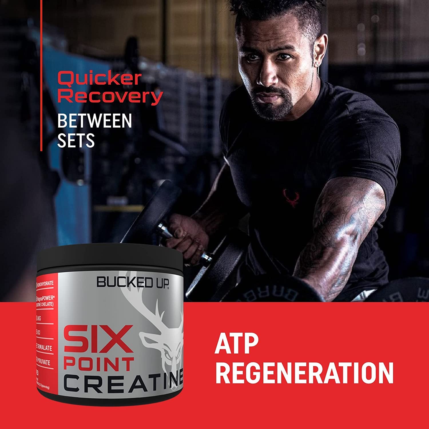 Bucked Up Six Point Creatine™ Six Types of Creatine - for Men and Women Bucked UpBuy Supplements Australia