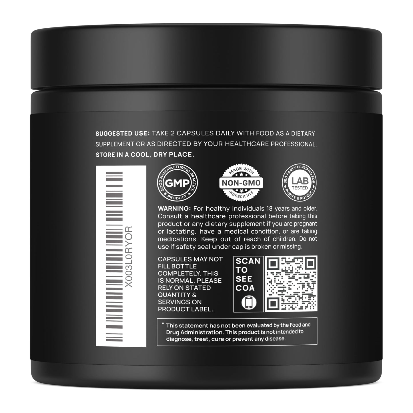 20,000mg 16x Strength Lions Mane Supplement Capsules Super Nootropic w. Ashwagandha & Rhodiola - Highest Potency Lion's Mane Mushroom Extract 50% Polysaccharides Brain Supplements for Memory and Focus TERRA ELMNTBuy Supplements Australia