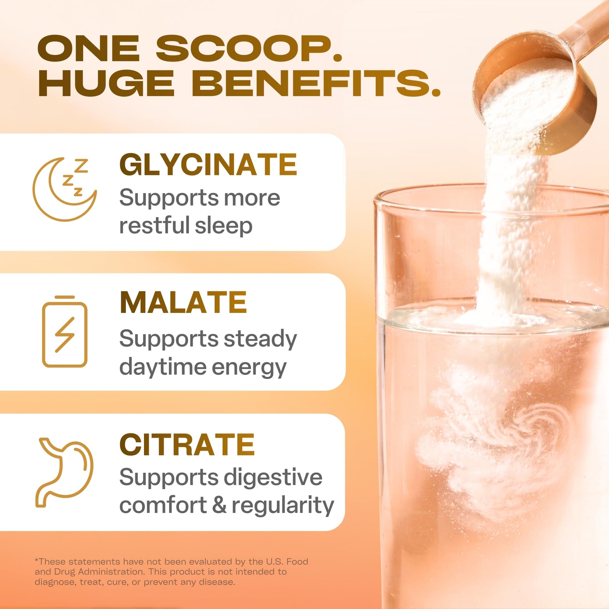 GoBiotix Magnesium Glycinate Powder – Cortisol Supplements for Women and Men – High Absorption Magnesium Complex Calm Supplement with Citrate, Malate – Sugar Free – 420 mg, 60 Servings - Honey Citrus GOBIOTIXBuy Supplements Australia