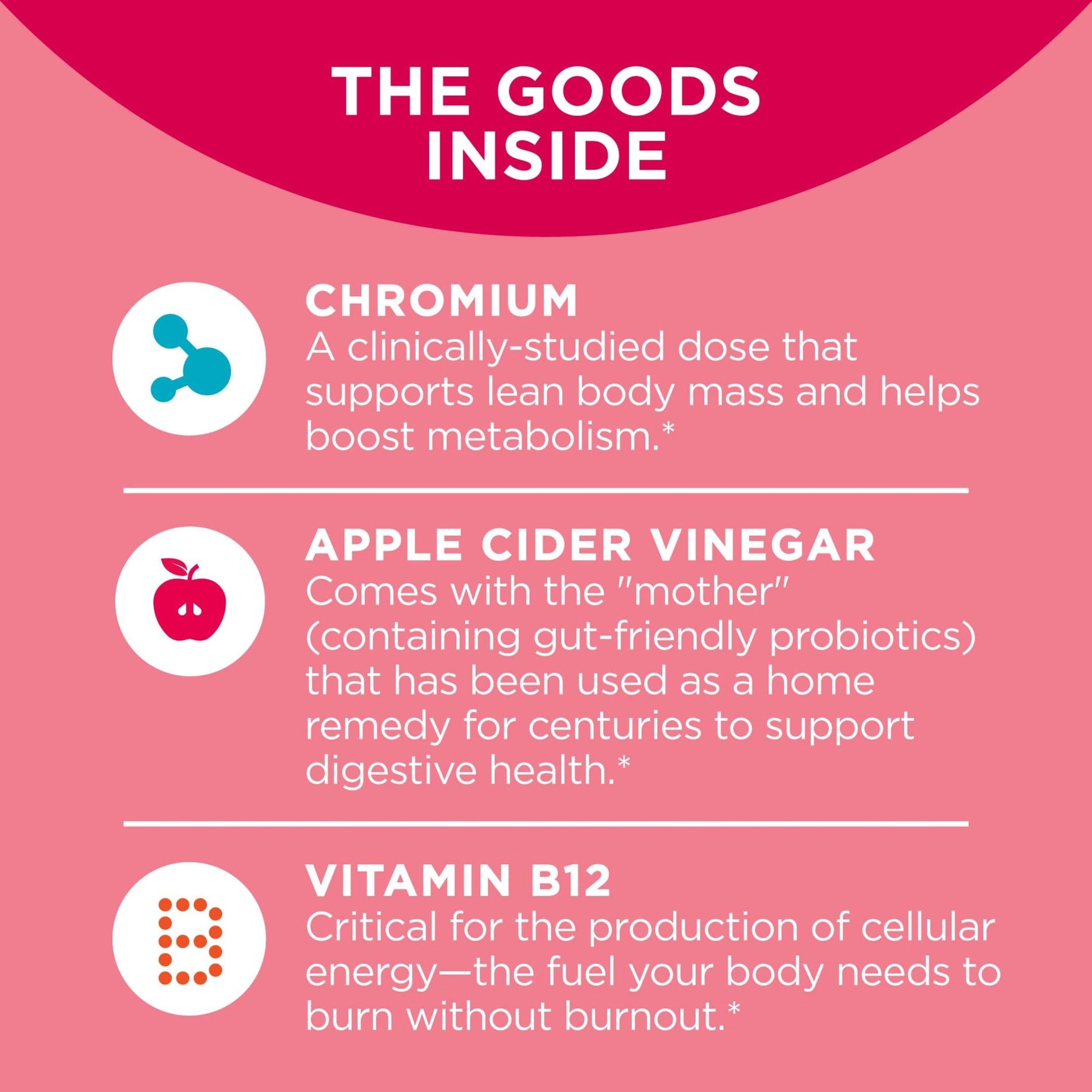 OLLY Metabolism Gummy Rings, Apple Cider Vinegar, Vitamin B12, Chromium, Energy OLLYBuy Supplements Australia