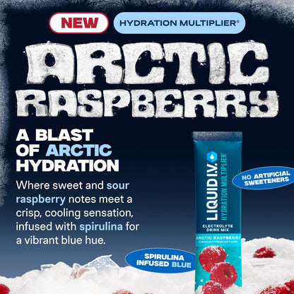 Liquid I.V.® Hydration Multiplier – Arctic Raspberry | Electrolyte Powder Drink Mix | 3 Pack (48 Servings) Liquid I.V.Buy Supplements Australia