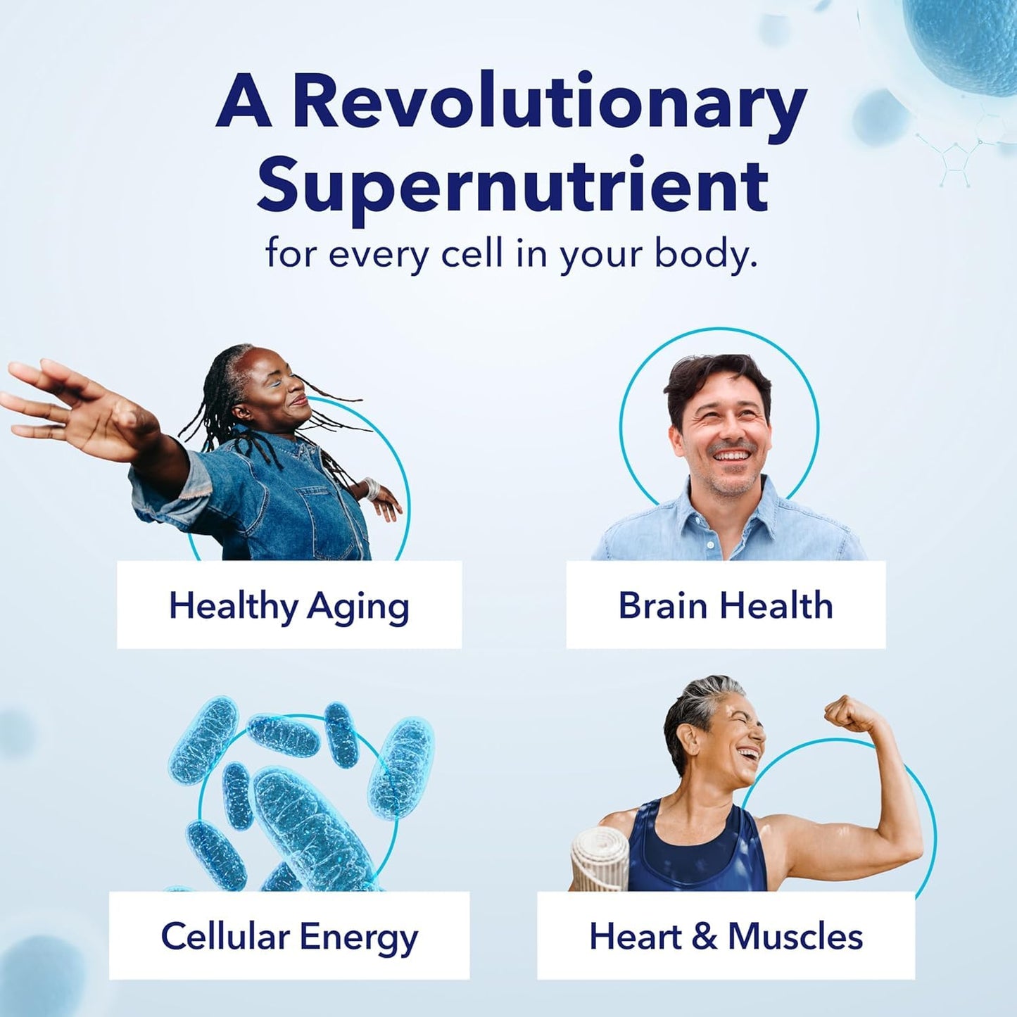 TRU NIAGEN Patented NAD Supplement for Brain Function, Anti Aging & Cell Regeneration, Niagen, 60 300mg Servings | Supports Cellular Energy, Muscle | Nicotinamide Riboside (NR) Take 2 Daily | 1 Bottle TRU NIAGENBuy Supplements Australia