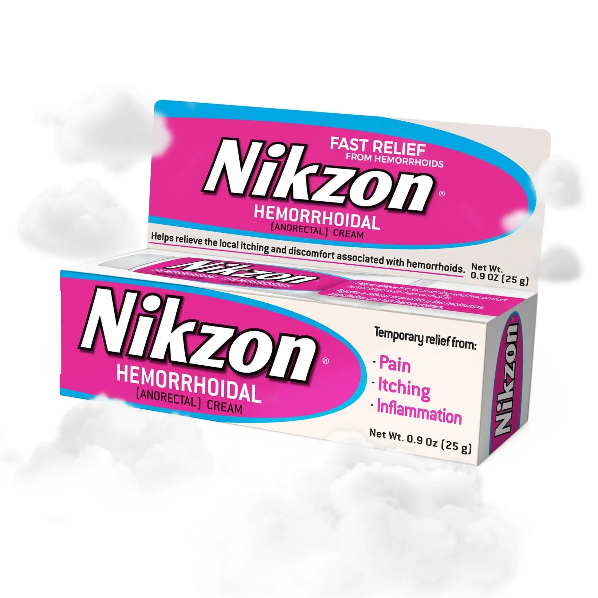 Nikzon Hemorrhoid Cream | Double Effect for Pain & Swelling, Numbs Irritated Anorectal Area, Soothing & Fast-Acting Formula, Dual-Action Hemorrhoid Treatment, 0.9 Oz, 1-Pack NikzonBuy Supplements Australia