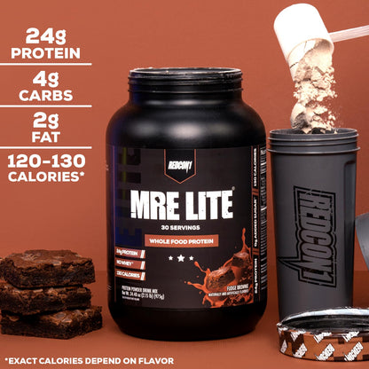 REDCON1 MRE Lite Whole Food Protein Powder, Cookies N' Cream - Low Carb & Whey REDCON1Buy Supplements Australia