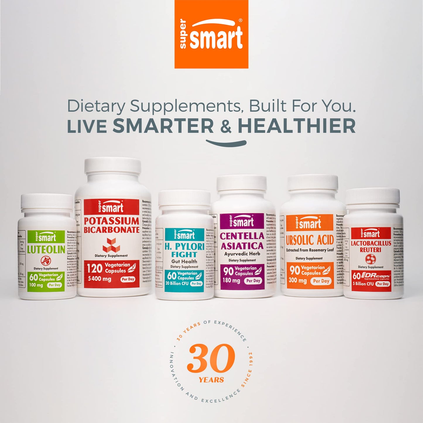 Supersmart - Calcium D-Glucarate 1500 mg Per Day - Antioxidant & Detox Supplement SupersmartBuy Supplements Australia