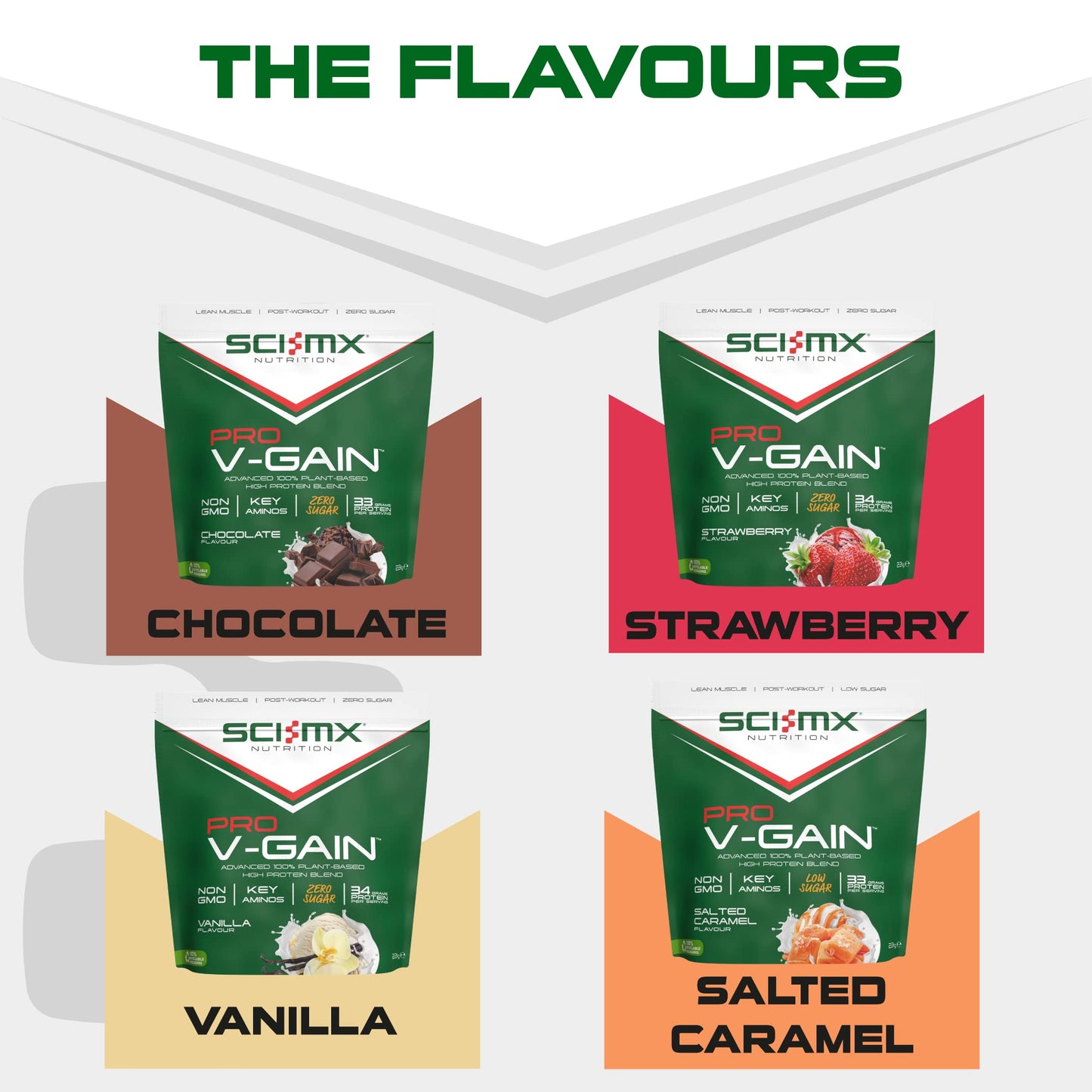 SCI-MX Pro-V Gain - 100% Vegan Vanilla Flavour Soy Protein Powder Isolate + B12 + Magnesium SCI-MXBuy Supplements Australia