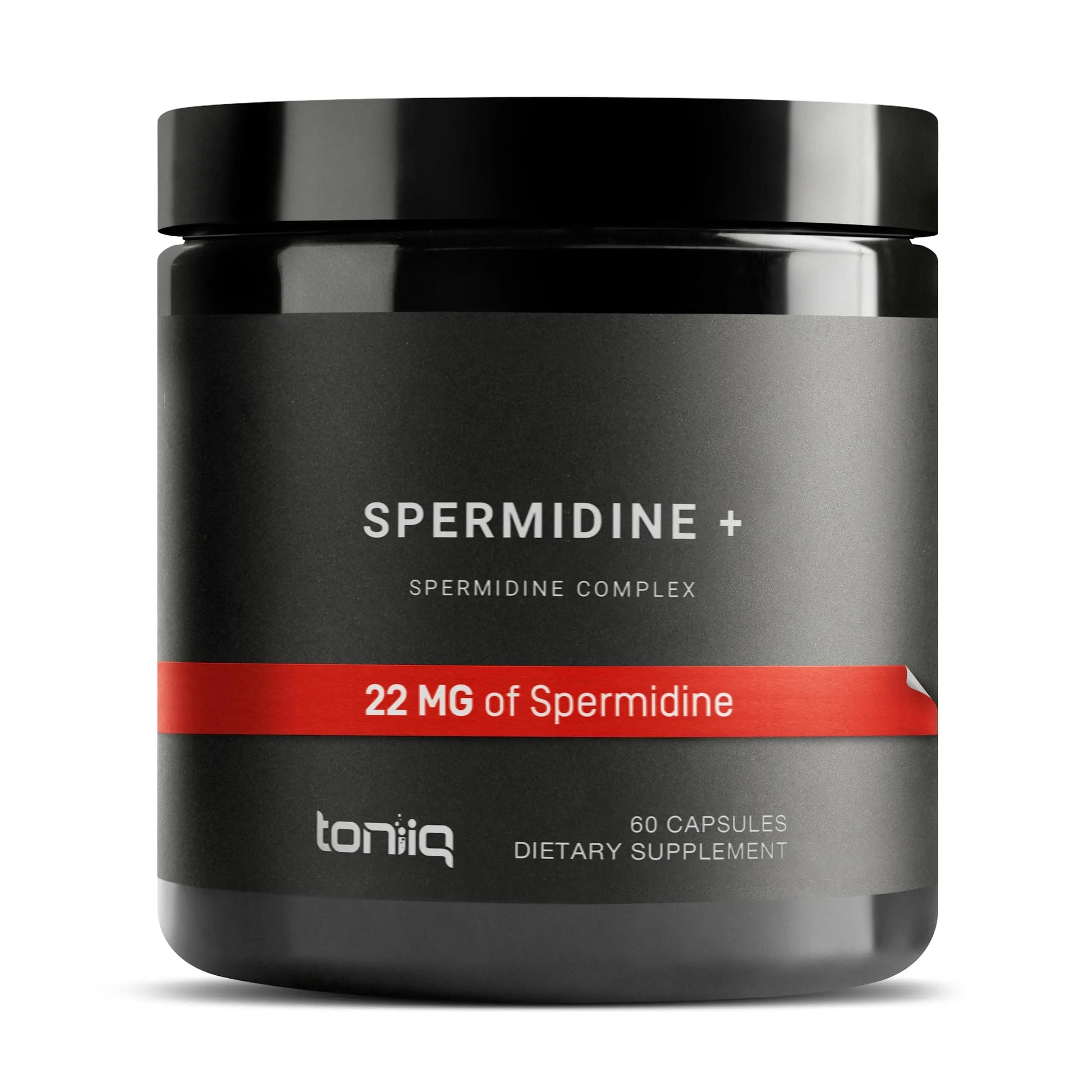 Toniiq 22mg Ultra Concentrated Spermidine Supplement -Spermidine Supplements for Men and Women - Rice Germ Extract and Trihydrochloride Complex Blend - 60 Vegetarian Capsules - 30 Servings Toniiq buy supplements Au