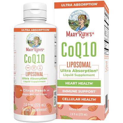 MaryRuth Organics Liquid Vitamin | Coenzyme Q10 Heart Health for Mitochondrial Support and Immune System | Vegan Non-GMO | 7.6 Fl Oz | 45 Servings MARYRUTH'SBuy Supplements Australia