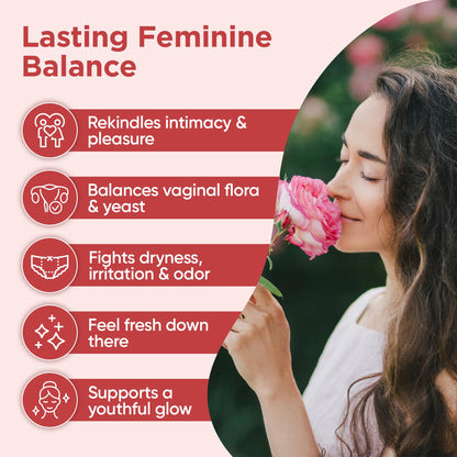 BB Company Radiancy | Vaginal Probiotics for Vaginal Dryness, pH Balance | Fights Itch, Odor | Anti-Aging | Hyaluronic Acid, Probiotics