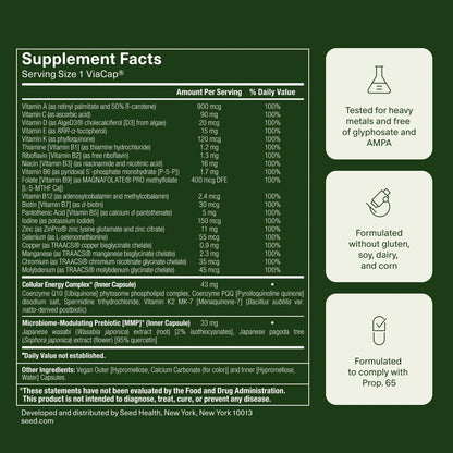 Seed DM-02 Daily Multivitamin & PM-02 Sleep + Restore Bundle - Multivitamin and Sleep Aid for Women and Men - Vegan - 30-Day Supply SeedBuy Supplements Australia