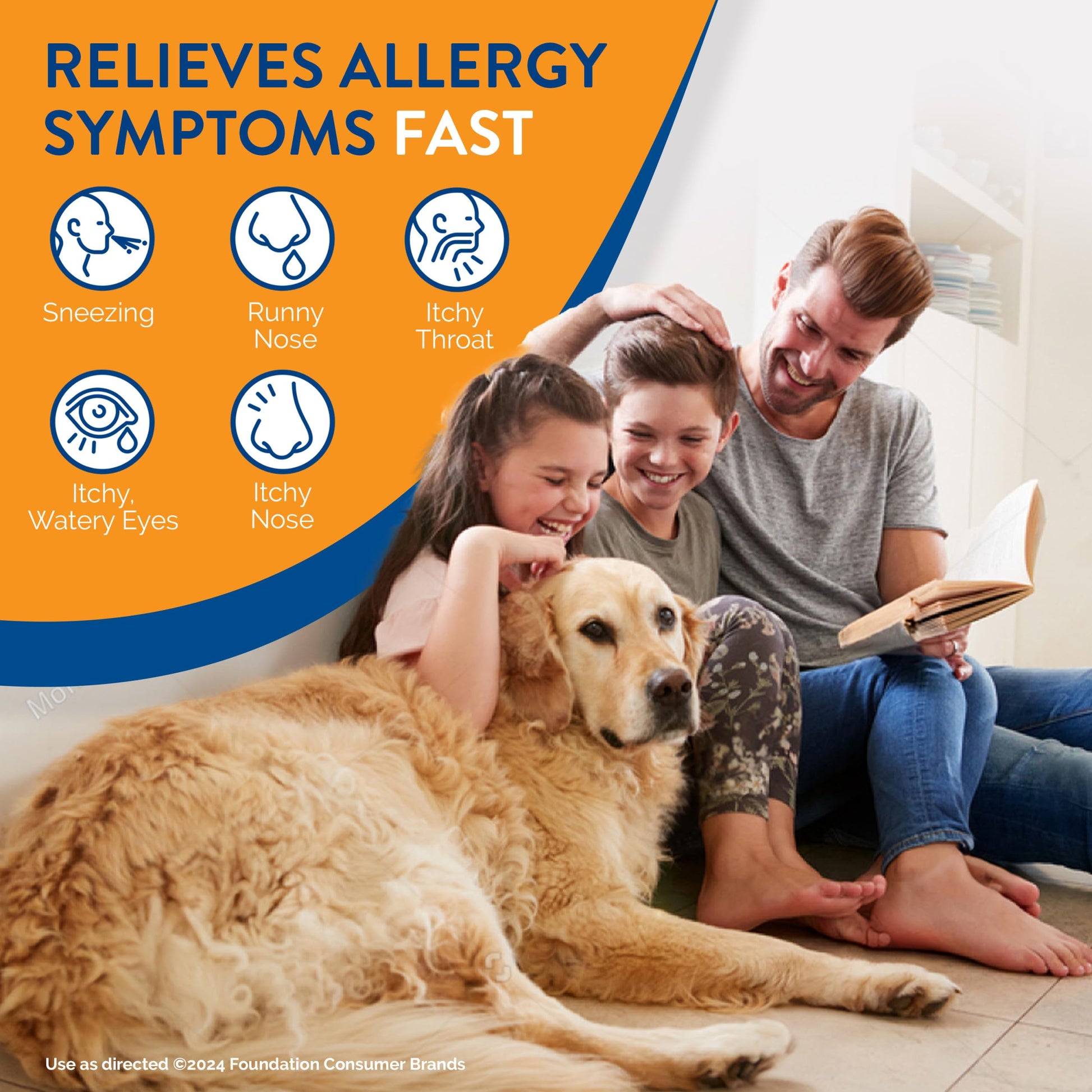 Alavert 24 Hour Allergy Relief Tablets, Non-Drowsy Antihistamine, Orally Disintegrating Allergy Tablets, Loratadine 10 mg, Citrus Burst Flavor, 18 Count Alavert buy supplements Au