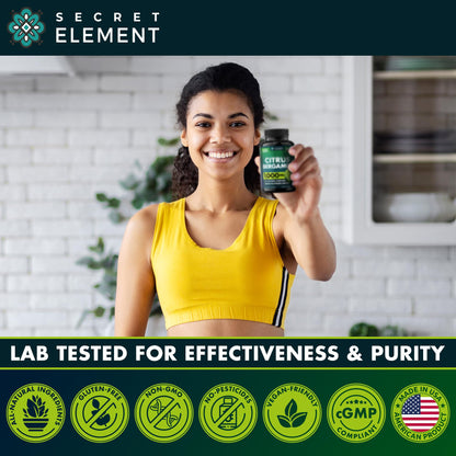 Citrus Bergamot Extract 1000mg - Citrus Bergamot Supplement for Heart, Immune System Secret ElementBuy Supplements Australia