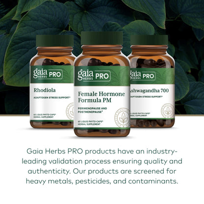 Gaia Herbs Pro Female Hormone Formula PM - Women's Health Supplement for Menopause & Sleep Support - Black Cohosh & St. John's Wort - Vegan, Soy-Free & Gluten-Free - 60 Liquid Phyto-Caps (30 Servings) Gaia Herbs PROBuy Supplements Australia