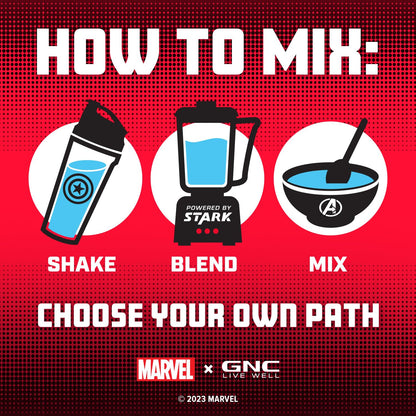 GNC Pro Performance 100% Whey - Marvel: Royal Caramel Cookie - 25 Servings GNCBuy Supplements Australia