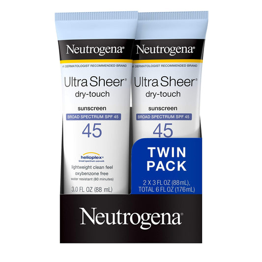 Neutrogena Ultra Sheer Dry-Touch Water Resistant and Non-Greasy Sunscreen 
