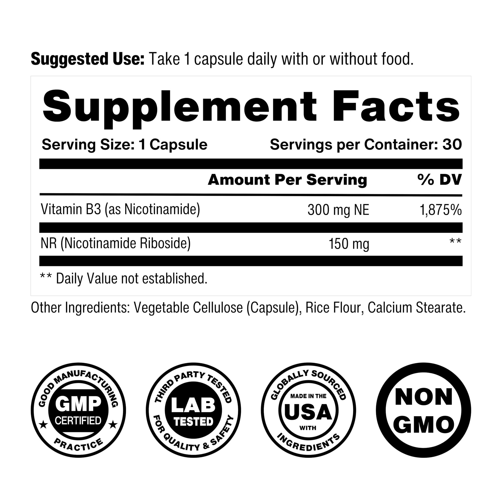 Celly NAD Booster | Longevity Supplement for Healthy Aging with NR (Nicotinamide Riboside) and Nicotinamide | Promotes Cell Function & Vitality | Non-GMO & 3rd Party Tested CellyBuy Supplements Australia