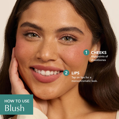 Thrive Causemetics Triple Threat Color Stick: Cream Blush Stick with Vitamin E, Evening Primrose Oil, Waterproof Smudge Proof Face Makeup Formula, Kaisa (Dusty Rose Matte) Thrive CausemeticsBuy Supplements Australia
