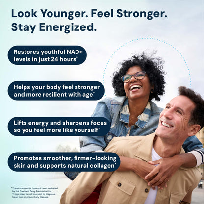 HPN NAD3 Clinical NAD+ Booster, Cellular Health & Natural Energy - NAD Supplement for Healthy Aging, Metabolic Support, NRF2 & Longevity, Nicotinamide Riboside & NMN Alternative, 120ct, 60-Day Supply HPNBuy Supplements Australia