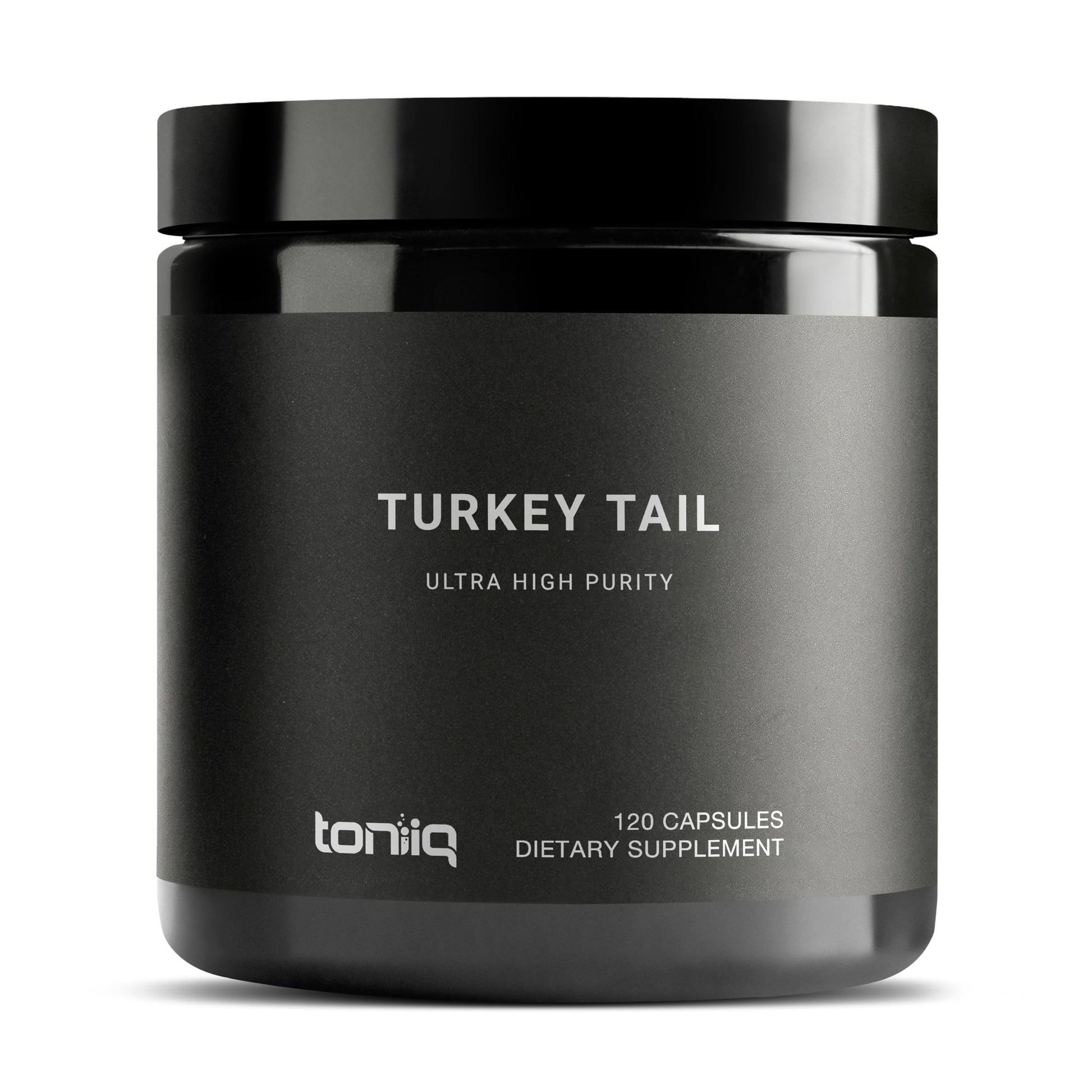 Toniiq Turkey Tail Mushroom Capsules - Ultra High Potency with 20% Beta Glucans - Highly Concentrated - Third-Party Lab Tested - 120 Capsules Toniiq buy supplements Au