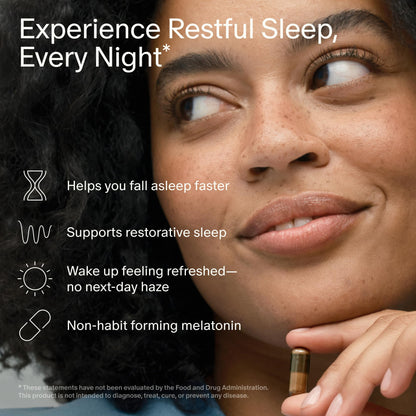 Seed PM-02 Sleep + Restore - Sleep Aid for Women & Men - Non-Habit Forming Bioidentical Melatonin & Ashwagandha - Vegan & Shelf-Stable - 30 Capsules (30-Day Supply) Visit the Seed StoreBuy Supplements Australia