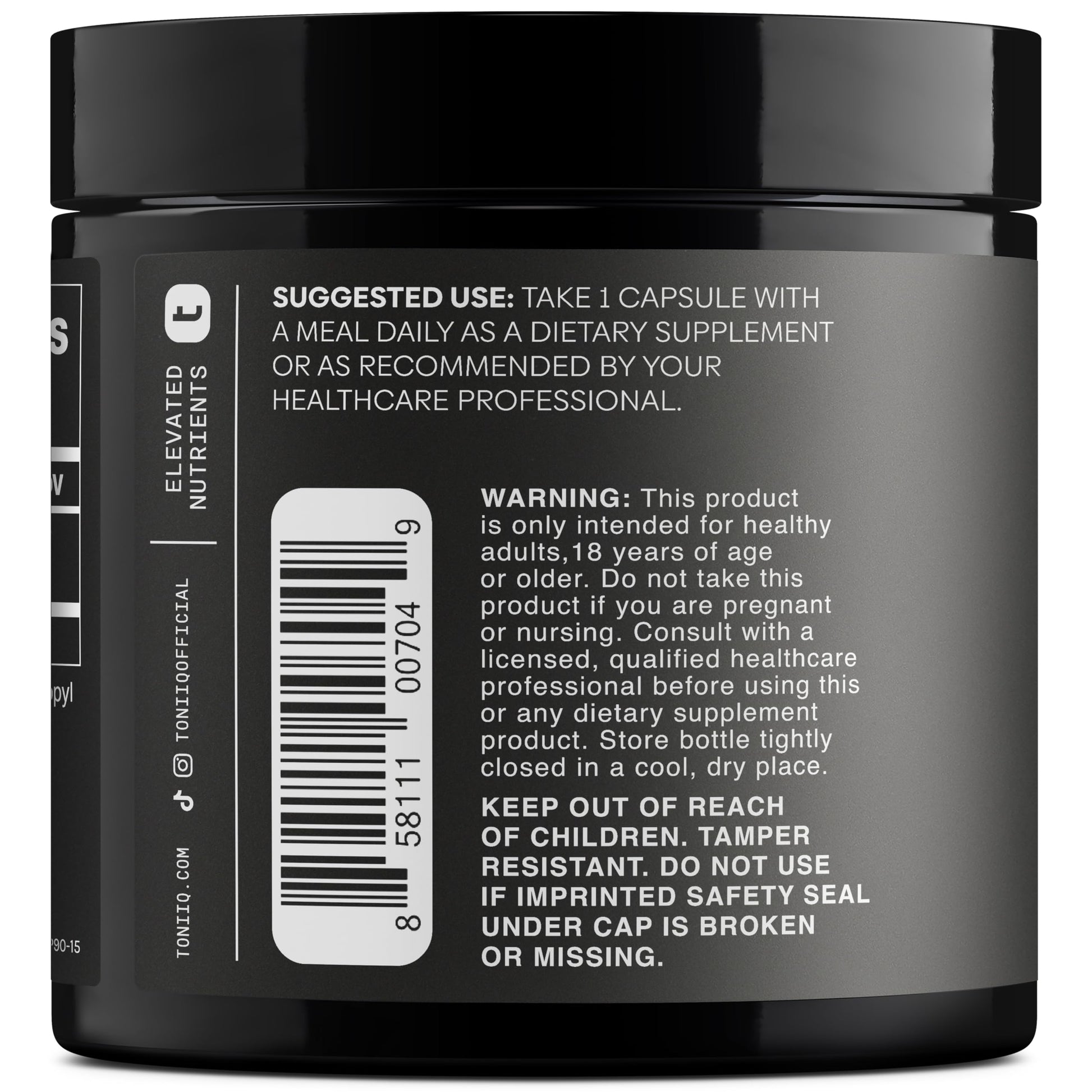 Toniiq Ultra High Strength 5HTP Capsules - 99%+ Highly Purified and Bioavailable - 12:1 Concentrated Extract - 200mg - 90 Veggie Capsules ToniiqBuy Supplements Australia