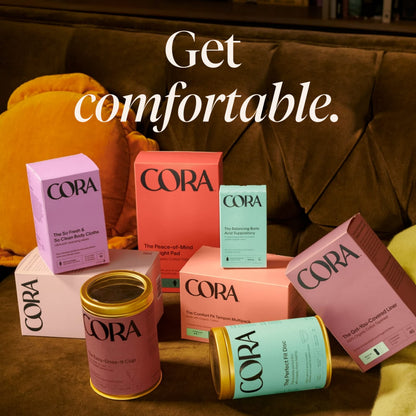 Cora Ultra Thin Organic Bladder Liners | Incontinence & Postpartum Pads for Women | Panty Liners CoraBuy Supplements Australia