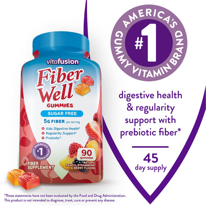 Vitafusion Fiber Well Sugar Free Fiber Supplement & Digestive Advantage Probiotic VitafusionBuy Supplements Australia