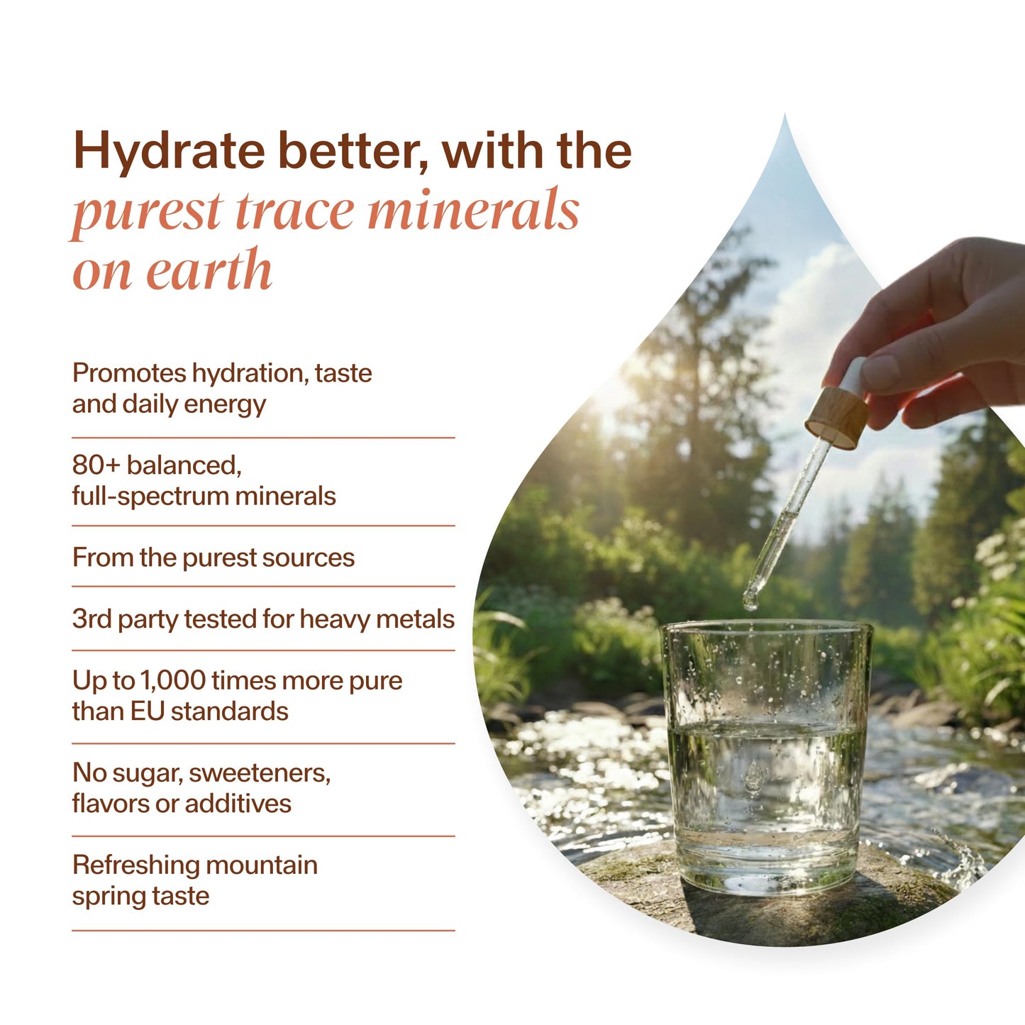 MAYU Trace Mineral Drops - 1 Bottle - 80+ Full-Spectrum Ionic Minerals for Water - Great-Tasting Mineral Supplement for Hydration - Magnesium, Potassium & Zinc - No Additives - 30 Servings