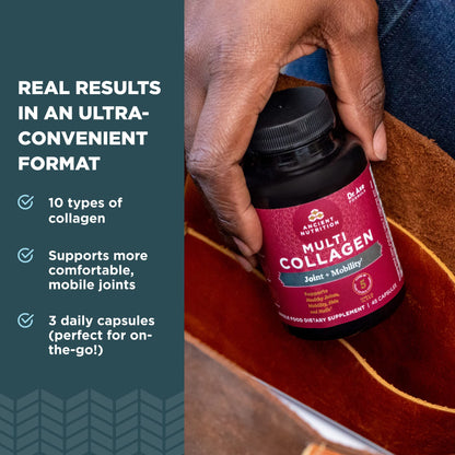 Ancient Nutrition Collagen Pills for Joint Support, Multi Collagen Capsules 90 Ct, Joint + Mobility, Supports Joints, Skin & Nails, Exercise Recovery, Paleo and Keto Friendly, Gluten Free Ancient NutritionBuy Supplements Australia