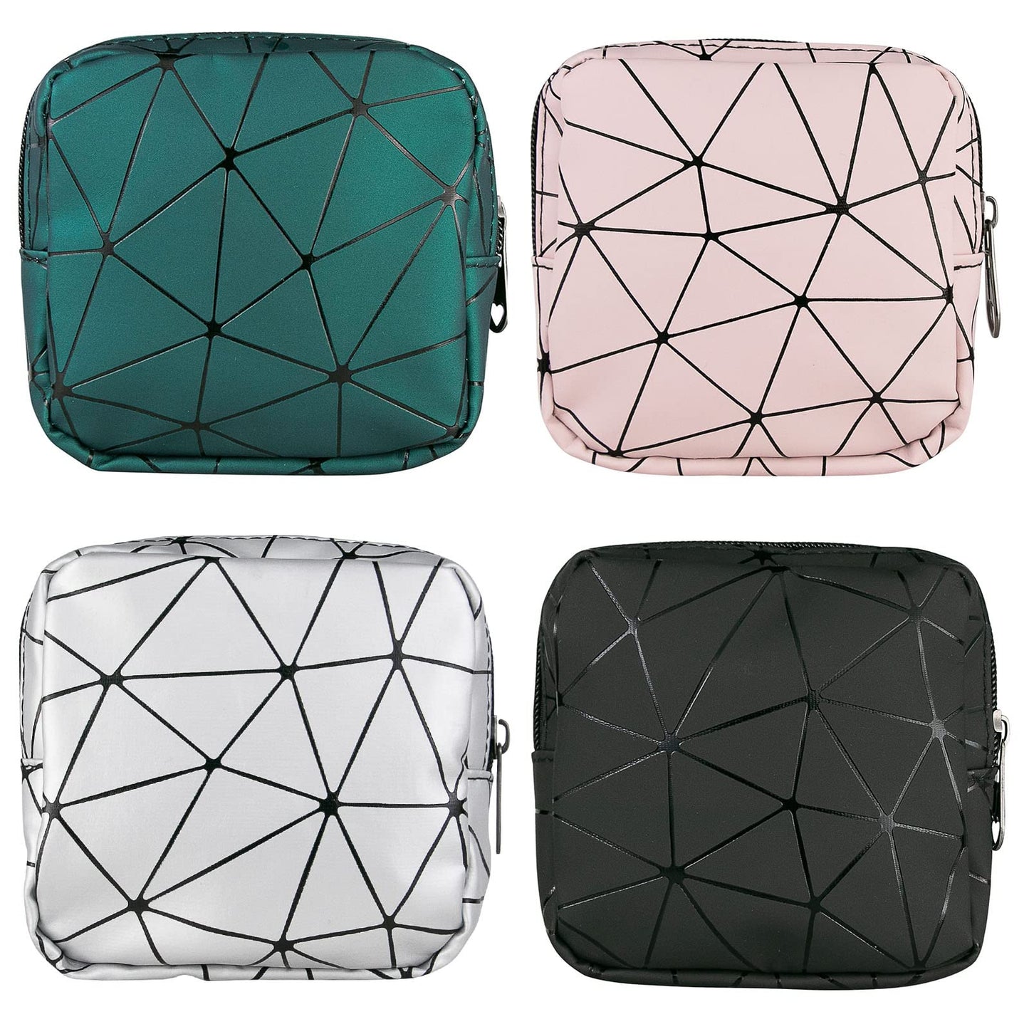 Sanitary Napkin Storage Bags 4PCS Menstrual Cup Pouches Nursing Pad Holder Tampon Bags