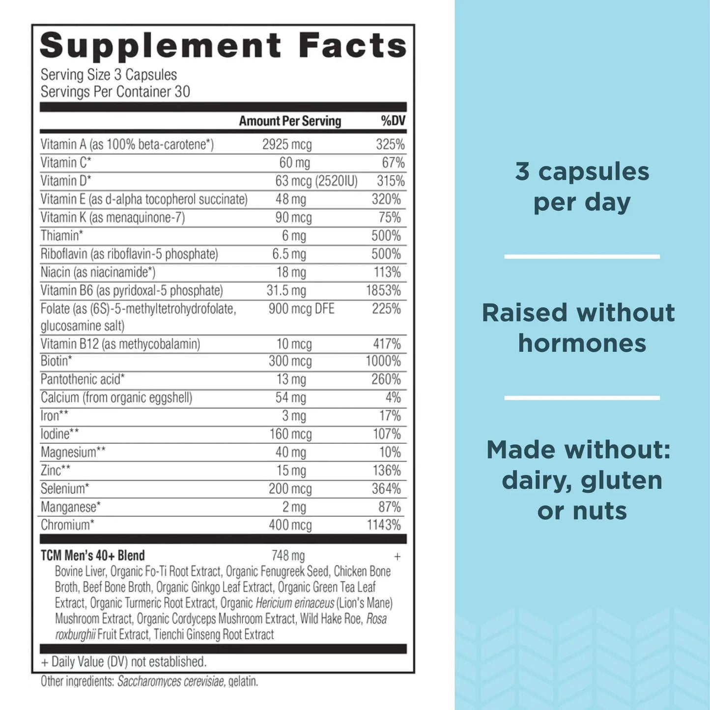 Ancient Nutrition Multivitamins for Men and Women, Age 40+ (90 Count) Ancient Nutrition