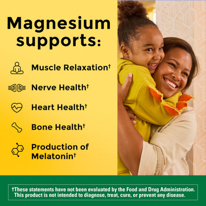 Nature Made Magnesium 250 mg, Magnesium Supplements for Men and Women, Support for Muscle, Heart, Bone and Nerve Health, 90 Softgels, 90 Day Supply Nature MadeBuy Supplements Australia