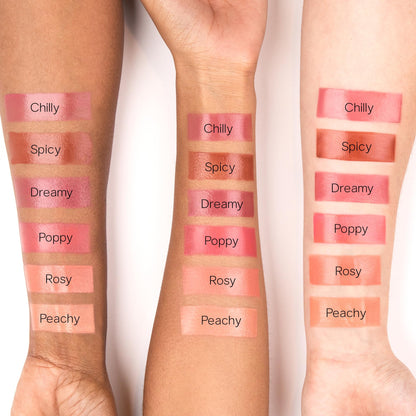 Saie Dew Liquid Blush for Cheeks - Hydrating Cream Blush Stick with a Blendable + Buildable Formula - Skincare Infused Dewy Cheek Tint for a Natural Flush - Glowy Makeup Essential - Spicy (.40 oz) SaieBuy Supplements Australia