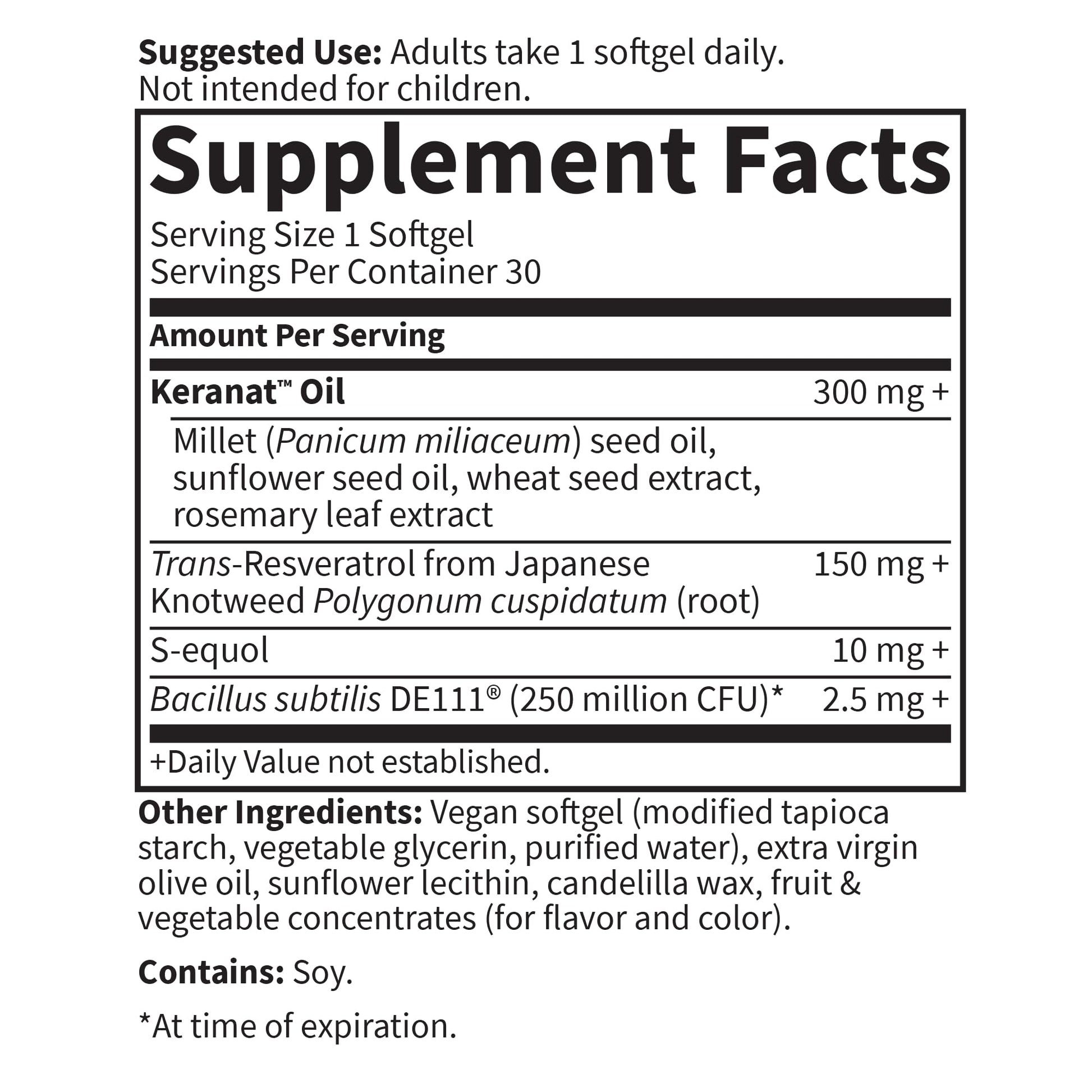 Garden of Life Herbals Menopause Supplement with S-equol & Trans-Resveratrol for Multi-Symptom Relief, Keranat for Thicker, Fuller Hair Growth – Non-GMO, Gluten-Free, Vegan, Berry Flavor, 30 Servings Garden of LifeBuy Supplements Australia