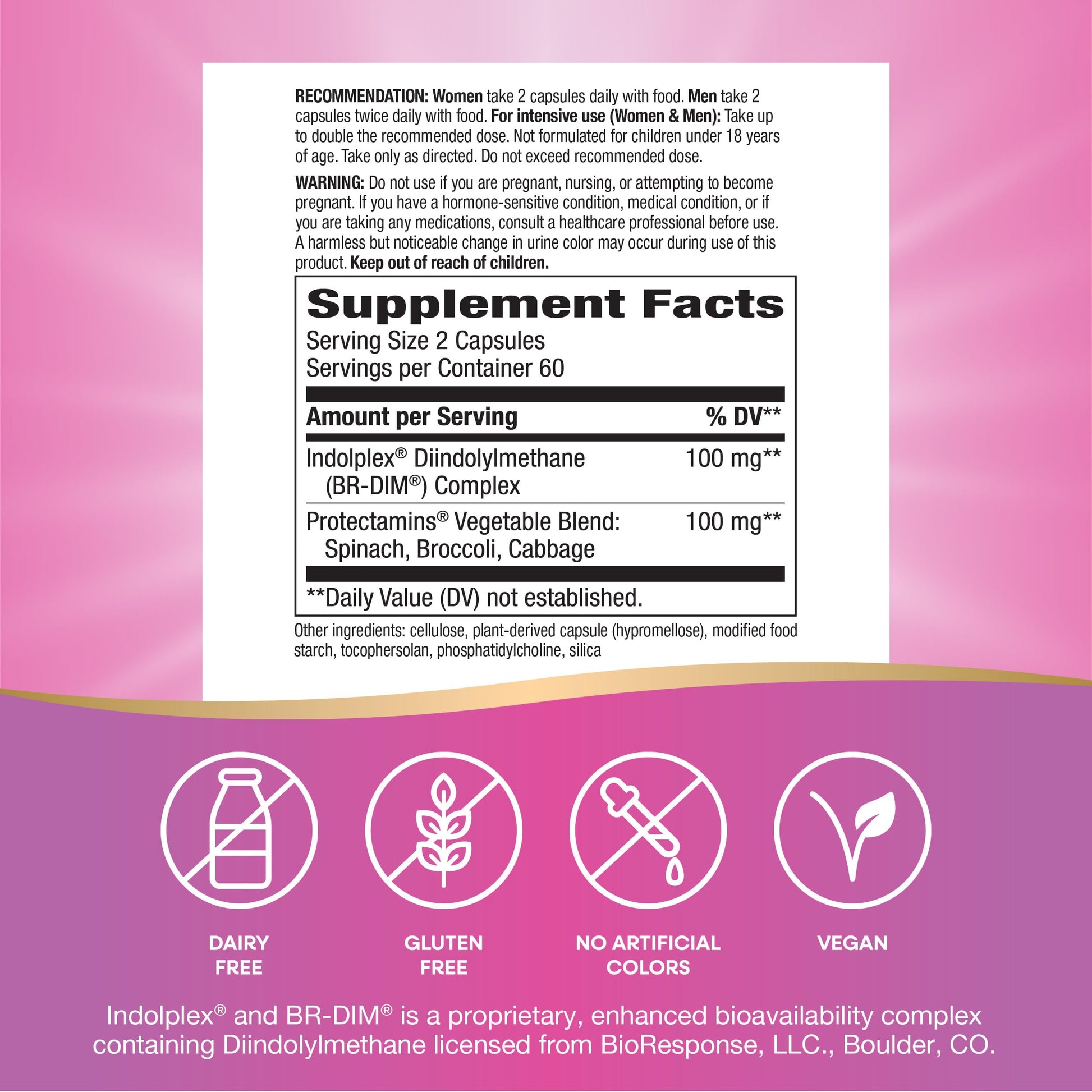 Nature's Way DIM-Plus, DIM Supplement, Supports Balanced Estrogen Metabolism*, Supports Estrogen Hormone Balance*, Diindolylmethane, 120 Vegan Capsules Nature's WayBuy Supplements Australia