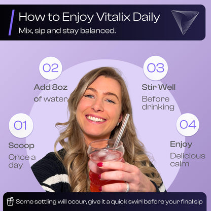 NutraVōs Vitalix – Cortisol Reducer & Adaptogen Drink Mix with Ashwagandha KSM 66, Magnesium Glycinate 200mg, L-Theanine 200mg, Vitamin C 500mg & Electrolytes – Raspberry Lemonade – 30 Servings NutraVōsBuy Supplements Australia
