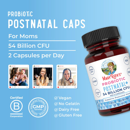 MaryRuth Organics Postnatal Probiotics for Breastfeeding Women | Nursing Probiotic Capsules with Vitamins | Minerals & Antioxidants | 54 Billion CFU | Non-GMO | Vegan | 30 Servings MARYRUTH'SBuy Supplements Australia
