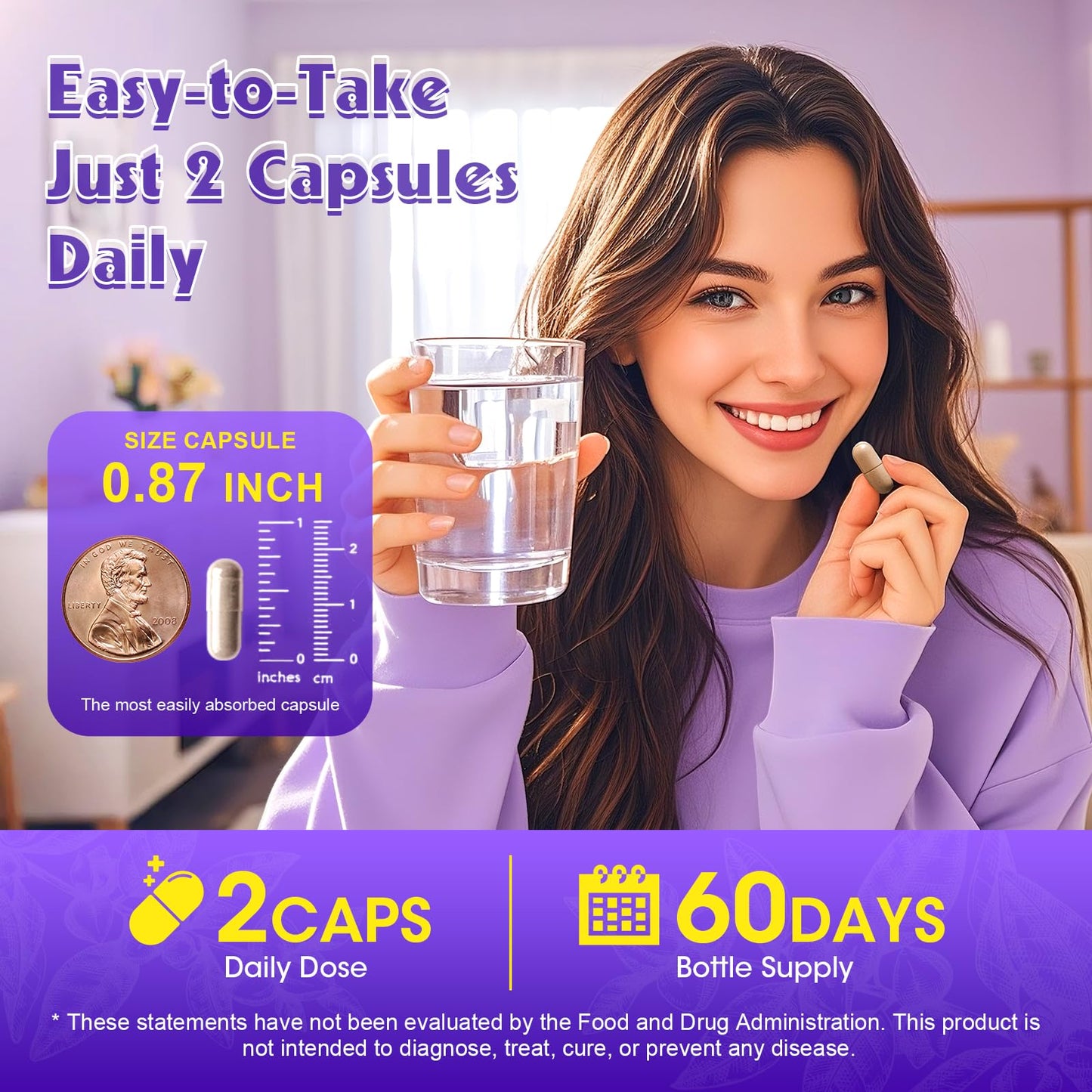 Alliwise Cortisol Supplements for Women & Men - Adrenal Support with Ashwagandha, L-Theanine & Holy Basil for Stress Relief, Mood & Steady Focus - Hormone Balance - 120 Vegan Capsules AlliwiseBuy Supplements Australia