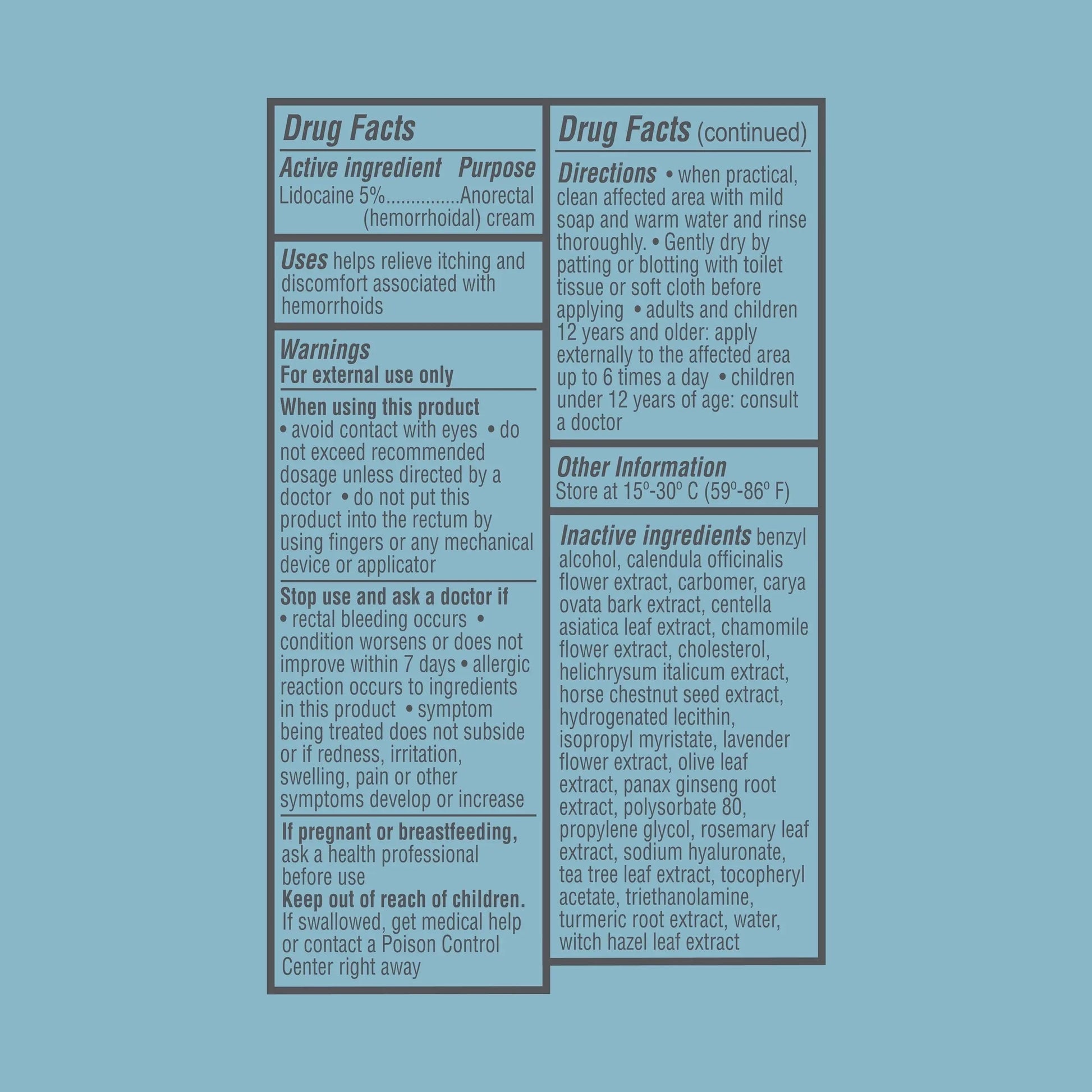 Curist 5% Lidocaine Cream Pain Relief - Numb Quickly & Effectively with 5% Lidocaine Numbing Cream for Anorectal Use - (1 Pack - 2 oz Jar) CuristBuy Supplements Australia
