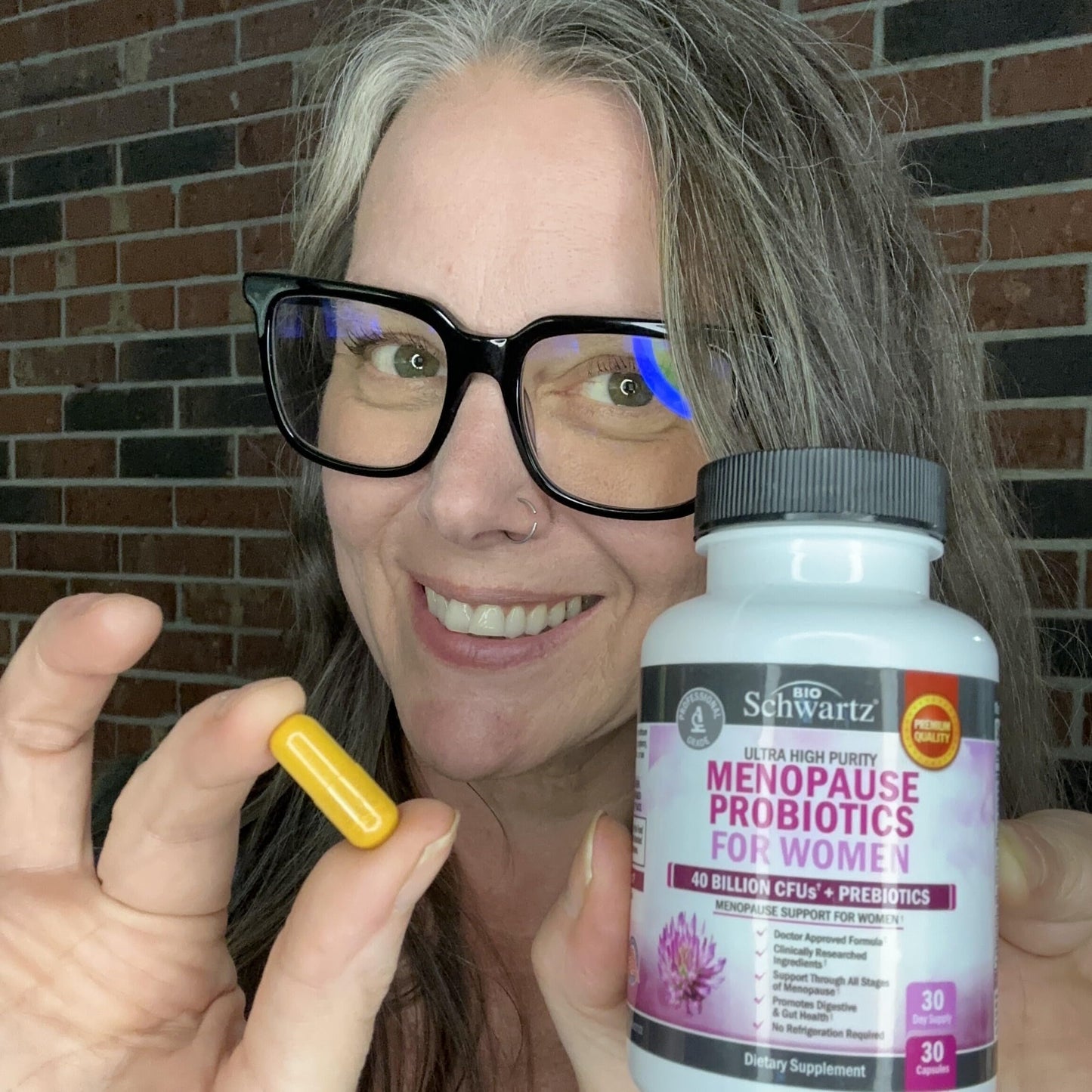 Menopause Supplements for Women - 40 Billion CFU Menopause Probiotics for Women - Support for Hot Flashes Night Sweats Mood Swings and Balance - Non-GMO, 30 Easy-Swallow Capsules, 30 Servings BioSchwartzBuy Supplements Australia