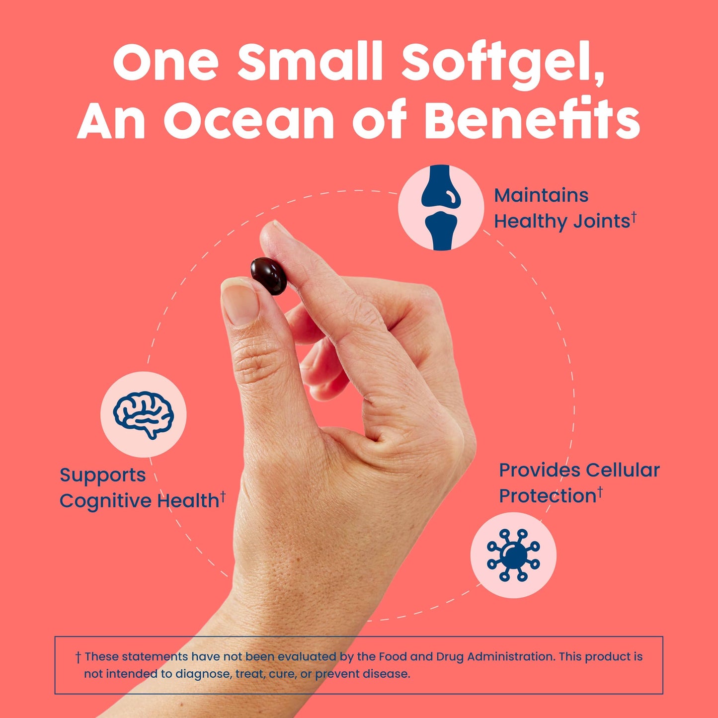 NativePath Antarctic Krill Oil - Wild-Caught Omega 3 Krill Oil 500mg Softgels with EPA, DHA and Astaxanthin - Supplement for Joint, Hear