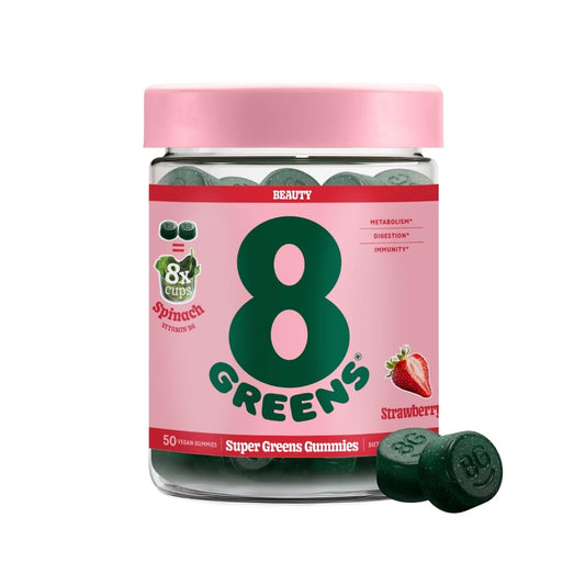 8Greens Skin Gummies with Collagen & Biotin - for Healthy Skin, Hair, and Nails - NutriGlobal