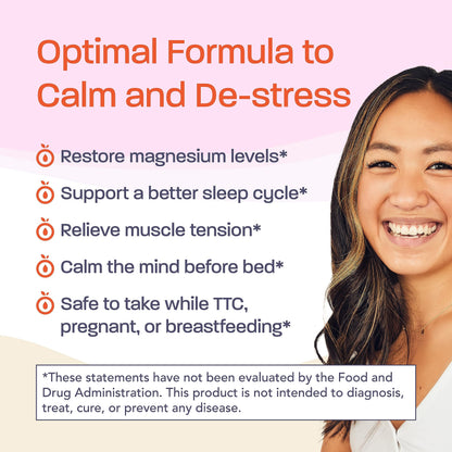 Binto Glow Down - Sleep Better & De-Stress with Our Berry Vanilla Magnesium Drink Mix, Made in USA, Sugar-Free, Preservative-Free, Gluten-Free Drink Mix (60 Day Supply) BintoBuy Supplements Australia